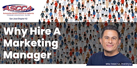 Image principale de ASCCA San Jose presents Should I Hire A Marketing Agency To Manage My Brand