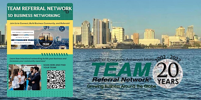 Image principale de TEAM Downtown SD - Networking, Introductions, and Business Referrals