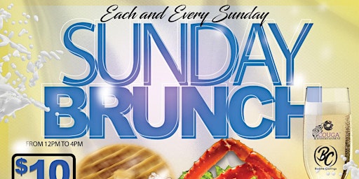 Primaire afbeelding van KOD's Sun Brunch, $10 unlimited buffet! crab legs and more