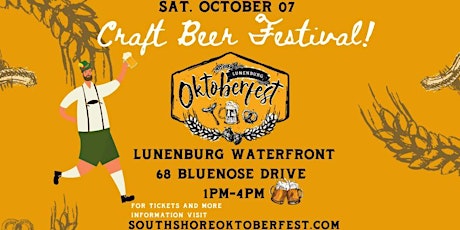 Image principale de South Shore Oktoberfest Craft Beer Festival