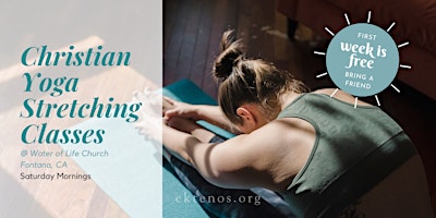 Christian Yoga Stretching Classes - Saturdays primary image