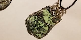 Wire-wrapped Pendant with Thomasin Alyxander primary image