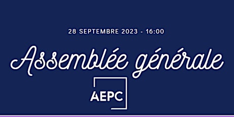 Image principale de Assemblée générale -  28 septembre 2023