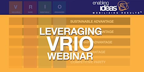 Leveraging VRIO - Free Webinar primary image