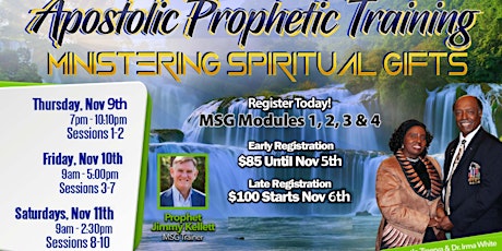 Ministering Spiritual Gifts (MSG) - Nov 2023 primary image