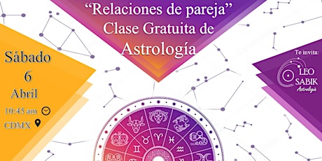 Imagen principal de Clase Gratuita de Astrología Tema - Las Relaciones de Pareja