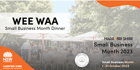 Wee Waa Small Business Month Dinner 2023 primary image