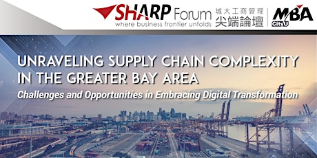 Unraveling Supply Chain Complexity in the Greater Bay Area primary image
