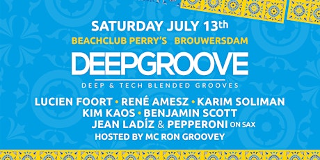 Primaire afbeelding van Deepgroove at the Beach '19 SOLD OUT