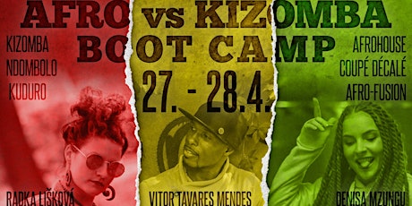 Spring Ghetto Zouk Dance vs Kizomba dance boot camp in Prague primary image