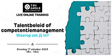 Talentbeleid of competentiemanagement: waarop zet jij in? primary image