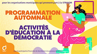 Hauptbild für Programmation d'éducation à la démocratie jeunesse pour les OM