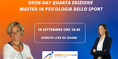 Presentazione 4 edizione Master in psicologia dello sport Mindtrainerlub primary image