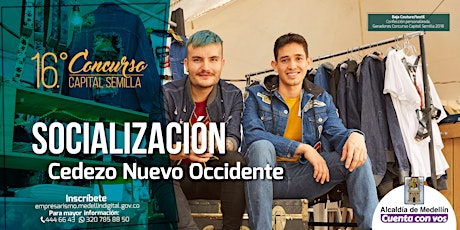 Imagen principal de Socialización Capital Semilla 2019, Cedezo Nuevo Occidente. 