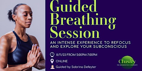 Image principale de Guided Breathing Session