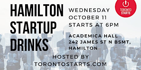 Hamilton Startup Drinks primary image