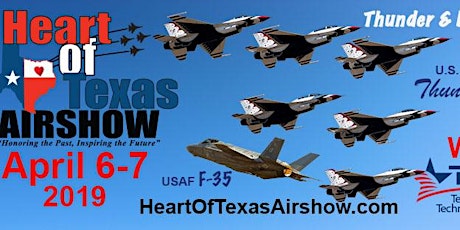 Heart Of Texas Airshow - April 6-7, 2019 SUNDAY Tickets primary image