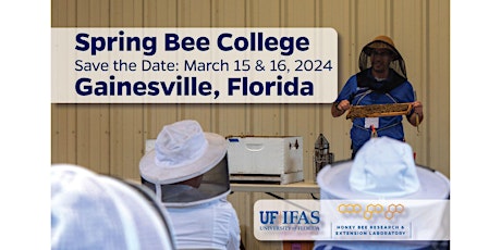 Spring 2024 UF/IFAS Bee College primary image
