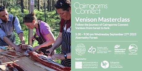 Cairngorms Connect Venison Masterclass primary image