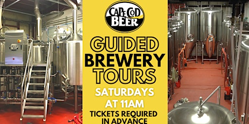 Primaire afbeelding van Cape Cod Beer Guided Brewery Tour and Tasting!