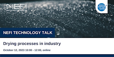 NEFI Technology Talk: Drying Processes in Industry  primärbild