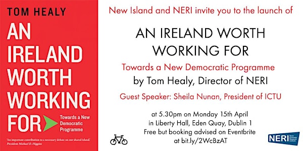 Book Launch - 'An Ireland worth working for - towards a new democratic programme'