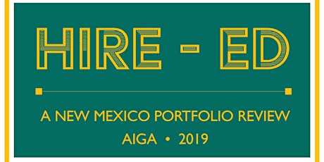 AIGA New Mexico 2019 Hire Ed Portfolio Review primary image
