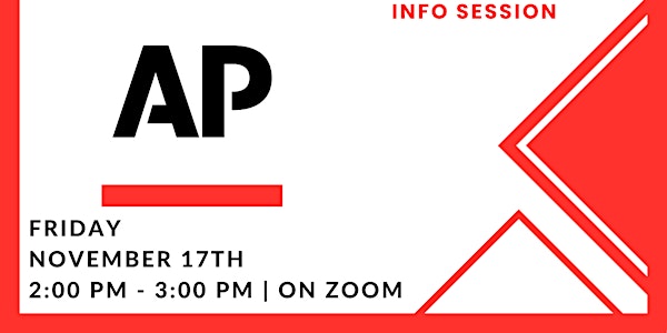 Associated Press Info Session (For NYU Journalism Students Only)