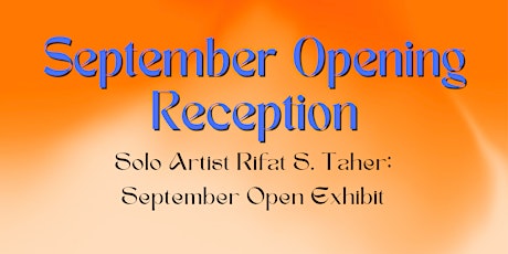 Opening Reception for September Exhibits primary image