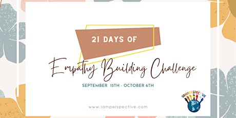 21 Days Of Empathy Building Challenge primary image