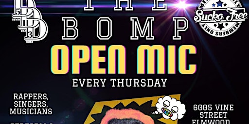 Hauptbild für BOMP open mic Thursdays @ harmonize