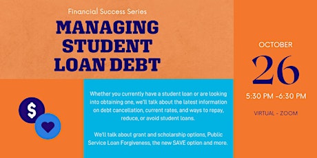 Managing Student Loan Debt primary image