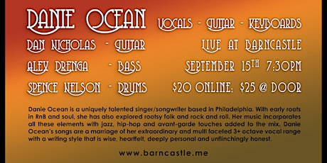 Danie Ocean, Live! at the Barn at Barncastle primary image