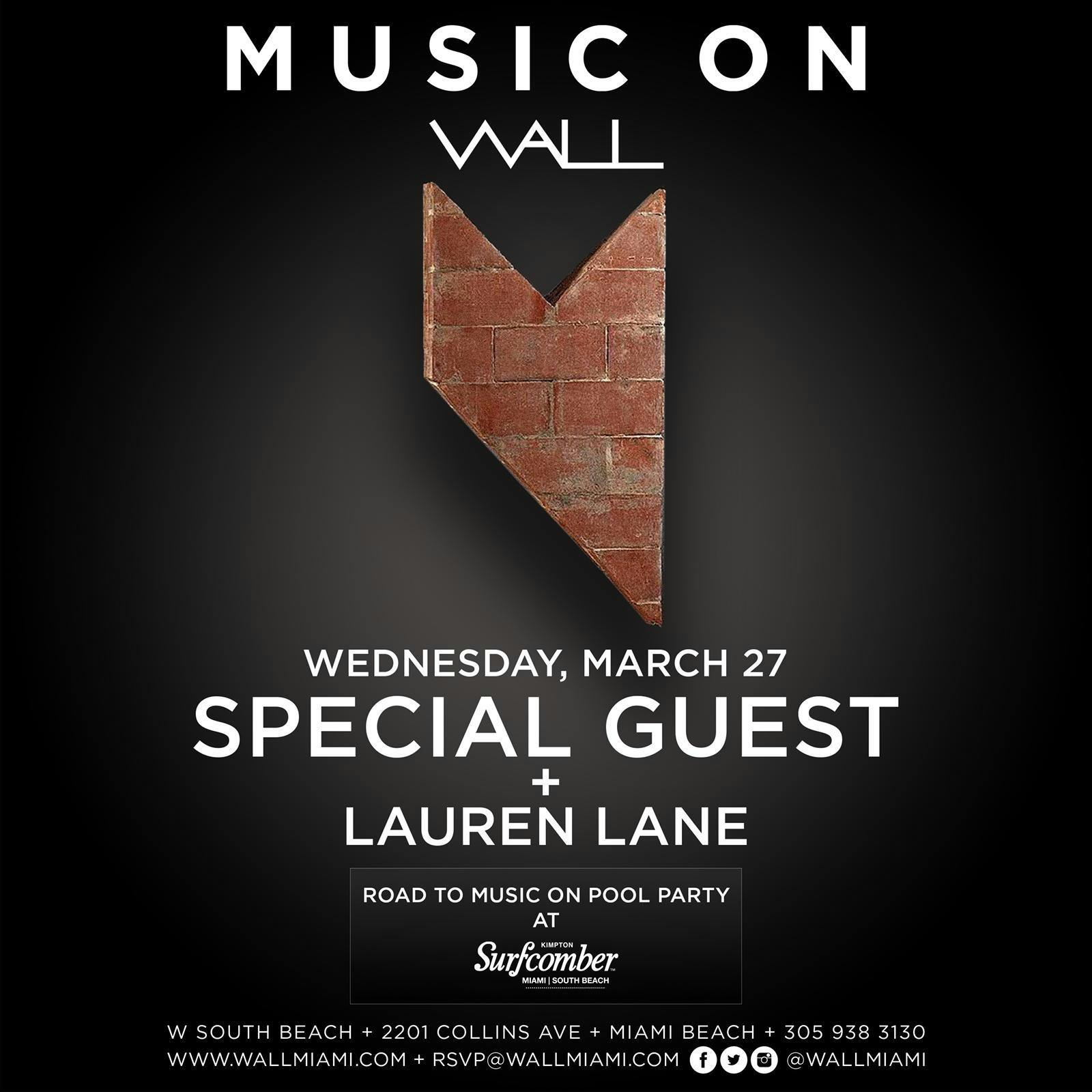 Music On at Wall Miami Music Week Party