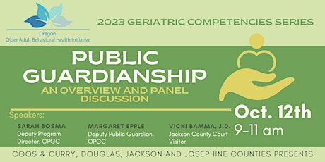 Public Guardianship: An Overview and Panel Discussion primary image
