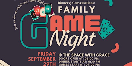 Dinner & Conversations: Family Game Night primary image