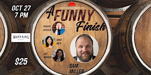 Live Comedy! A Funny Finish: Sam Miller! primary image