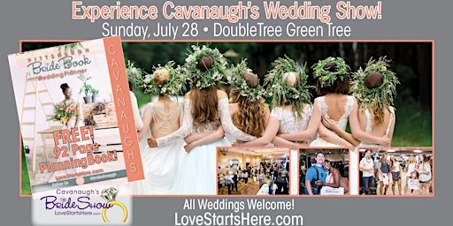 Primaire afbeelding van Cavanaugh's Pittsburgh Wedding Show, DoubleTree Green Tree • Sunday July 28