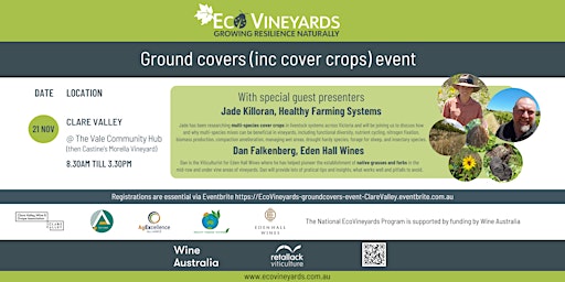 Clare Valley National EcoVineyards ground covers event primary image