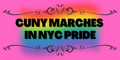 Primaire afbeelding van CUNY Marches in NYC Pride