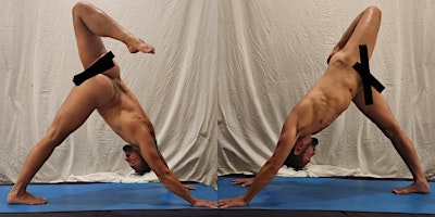 Imagem principal do evento HYBRID Nude Yoga: 75min-90min Hatha Flow & Yin