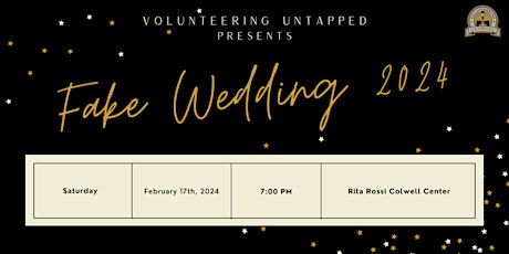 Imagem principal do evento Volunteering Untapped's Fake Wedding 2024