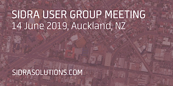 SIDRA USER GROUP MEETING // Auckland [TE051]