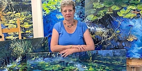From The Lily Pond.   Oil Painting Workshop with Cheryl Willcox