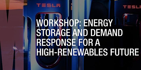 Workshop: Energy Storage and Demand Response for a High-Renewables Future