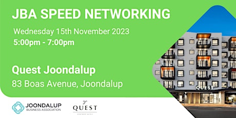 JBA Speed Networking Event at Quest Joondalup primary image