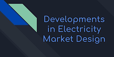 [YPE DC] Developments in Electricity Market Design  primary image
