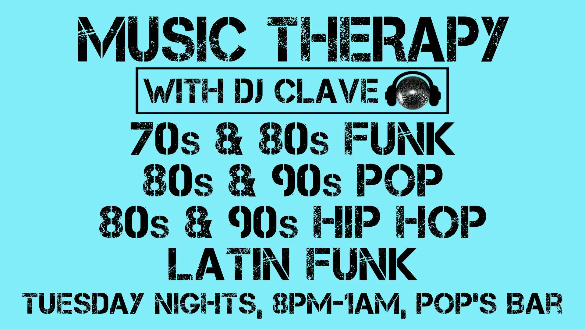 Music Therapy: 80s Pop & Latin Funk