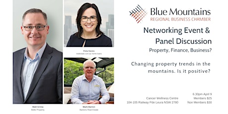Property, Finance, Business? Networking event & panel discussion primary image