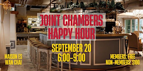 Imagem principal do evento Joint Chambers September Happy Hour